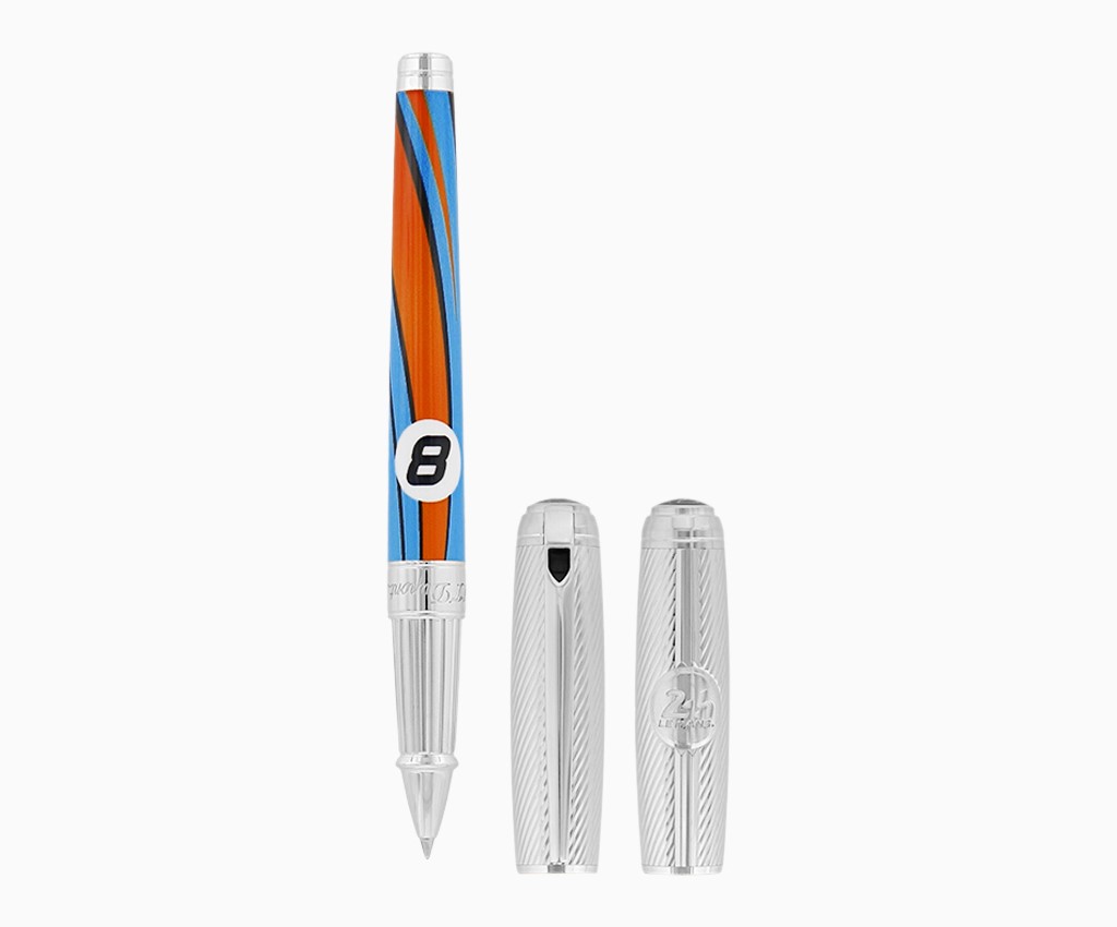 24H Le Mans Red/White Multifunction Fountain/Rollerball Point Pen